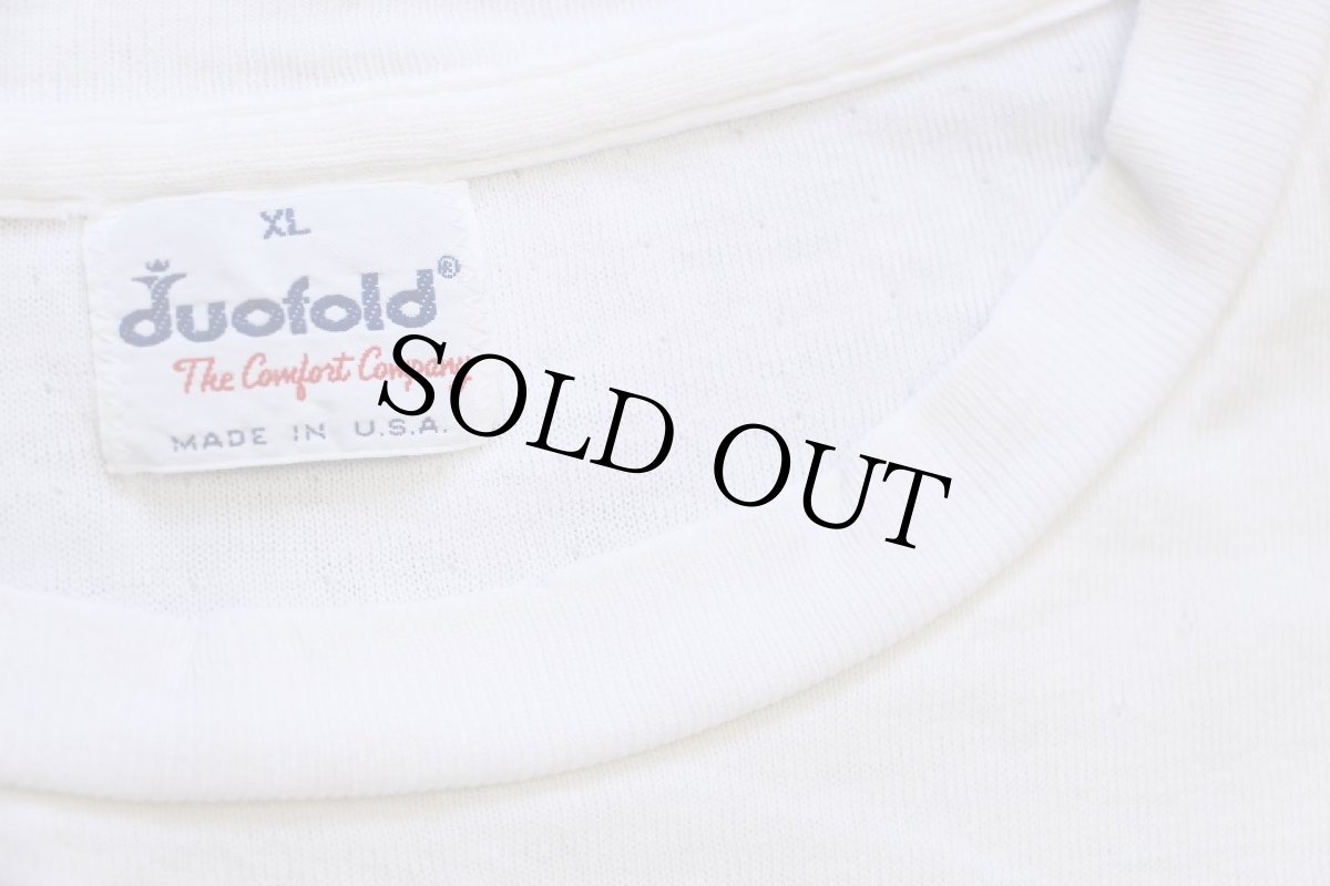 画像5: 80s USA製 duofold 2レイヤー アンダーシャツ ダメージ ナチュラル XL (5)