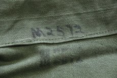 画像5: 60s 米軍 U.S.ARMY パッチ付き コットンサテン ユーティリティシャツ オリーブグリーン (5)