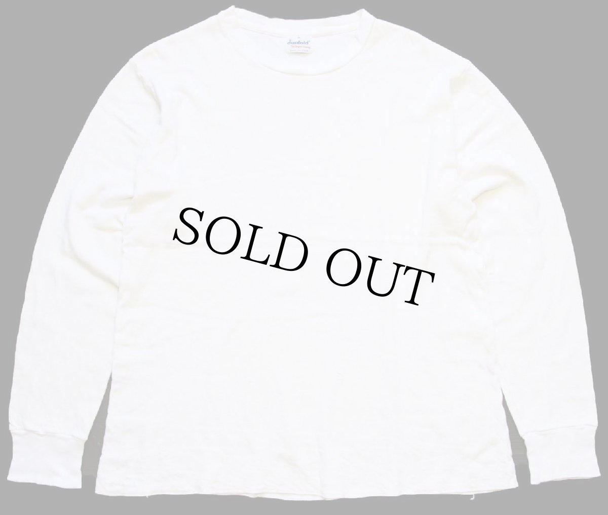 画像2: 80s USA製 duofold 2レイヤー アンダーシャツ ダメージ ナチュラル XL (2)