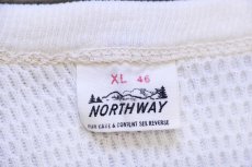 画像5: 70s NORTHWAY コットン サーマルシャツ ナチュラル (5)