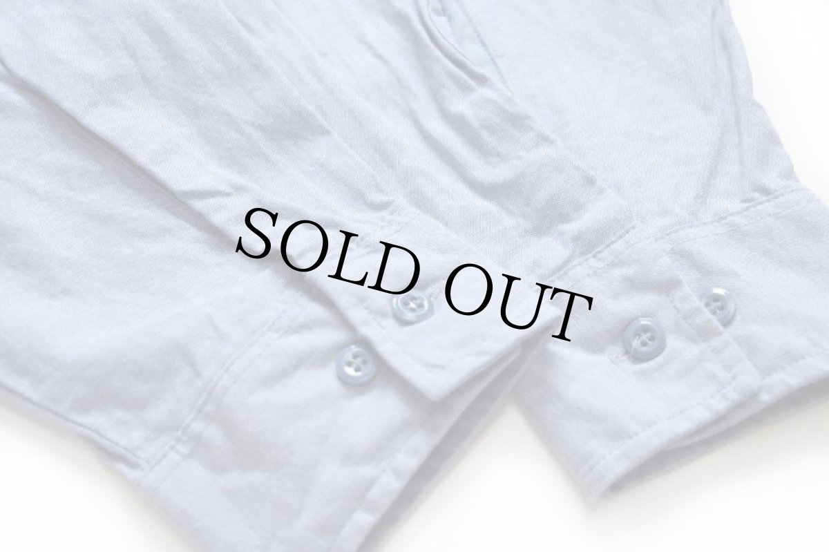 画像6: 90s 米軍 U.S.NAVY ユーティリティ コットン シャンブレーシャツ M (6)