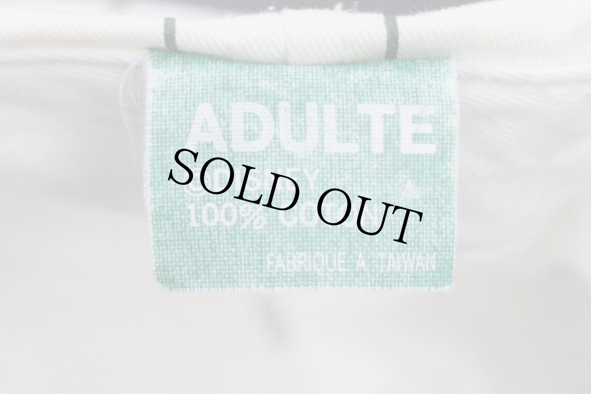 画像7: 90s DISNEY UNIVERSITY ディズニー ミッキー マウス 刺繍 ストライプ コットン ベースボールキャップ 生成り×緑★B (7)