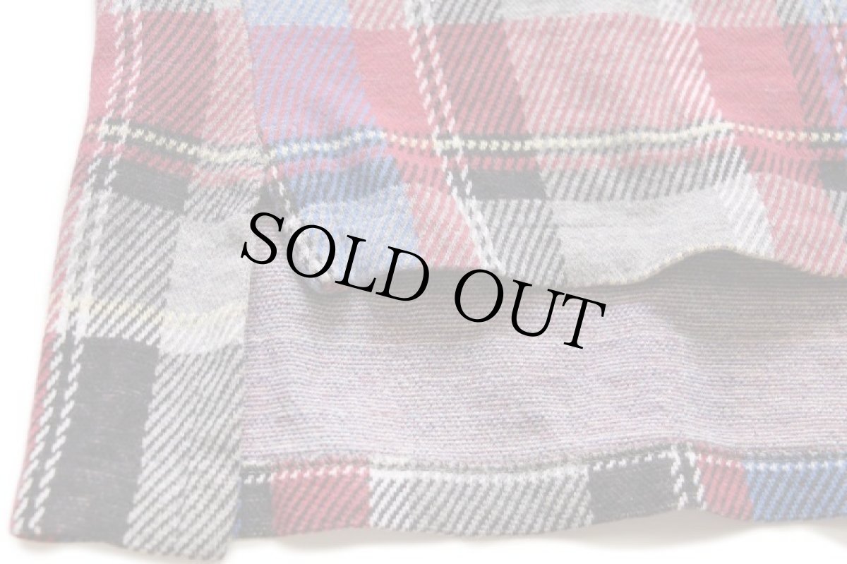 画像6: 90s USA製 ポロ ラルフローレン タータンチェック コットン ポロシャツ XL (6)