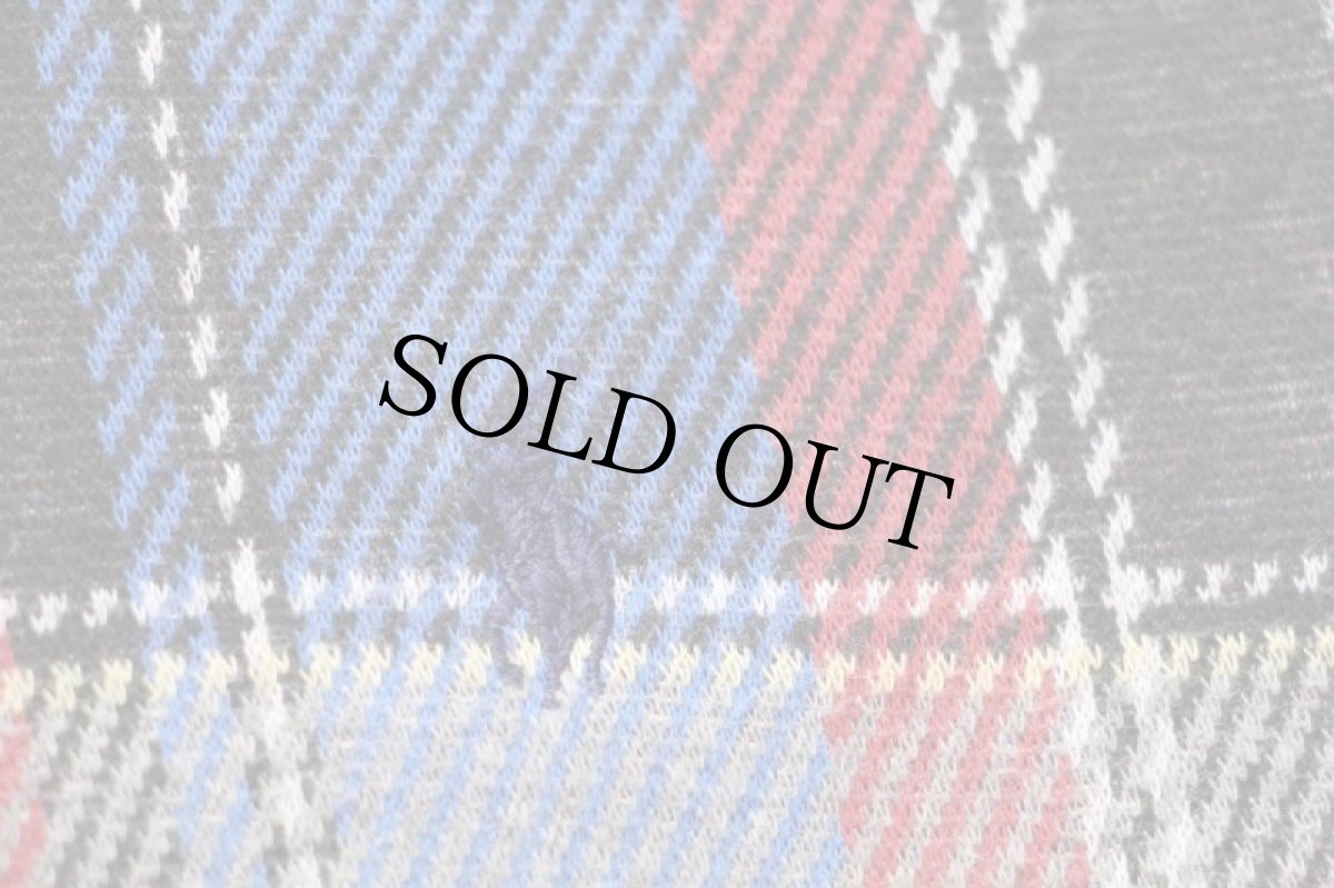 画像5: 90s USA製 ポロ ラルフローレン タータンチェック コットン ポロシャツ XL (5)