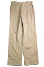 画像2: 90s 米軍 U.S.ARMY チノパン カーキ 33R★08 (2)