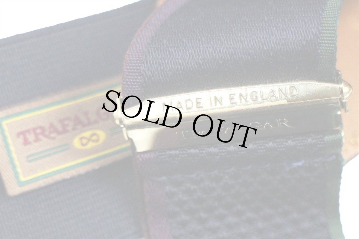 画像5: 英国製 TRAFALGAR ボタンタブ式 サスペンダー ネイビー (5)