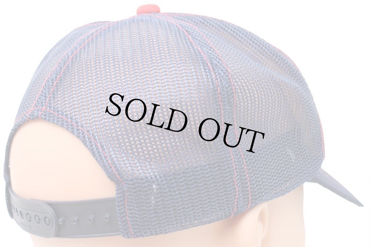 画像2: 90s INDIAN HILLS FHA フォックス マルチカラー 切り替え メッシュキャップ 紺×白×赤 (2)