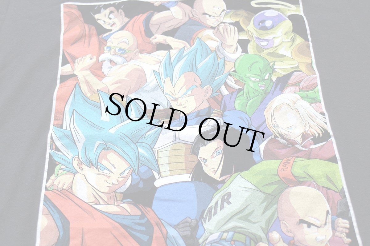 画像5: DRAGONBALL SUPER ドラゴンボール超 孫悟空 ベジータ キャラクター コットンTシャツ 黒 M (5)