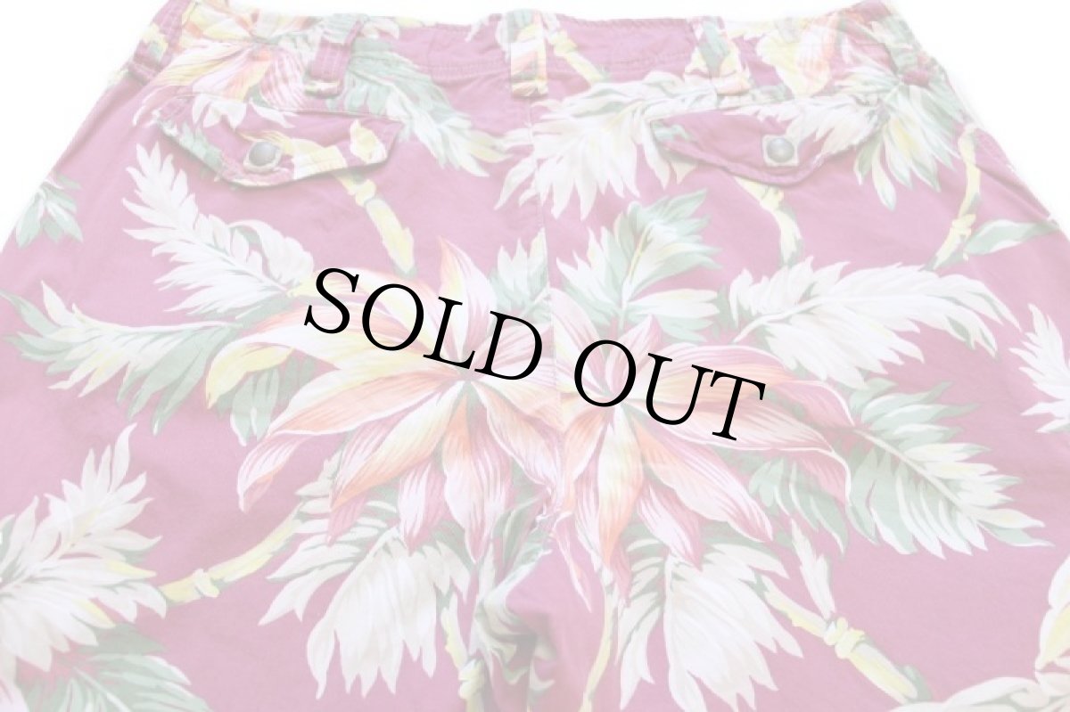 画像4: 00s ポロ ラルフローレン ボタニカル柄 コットン カーゴ ショートパンツ 36★ショーツ (4)