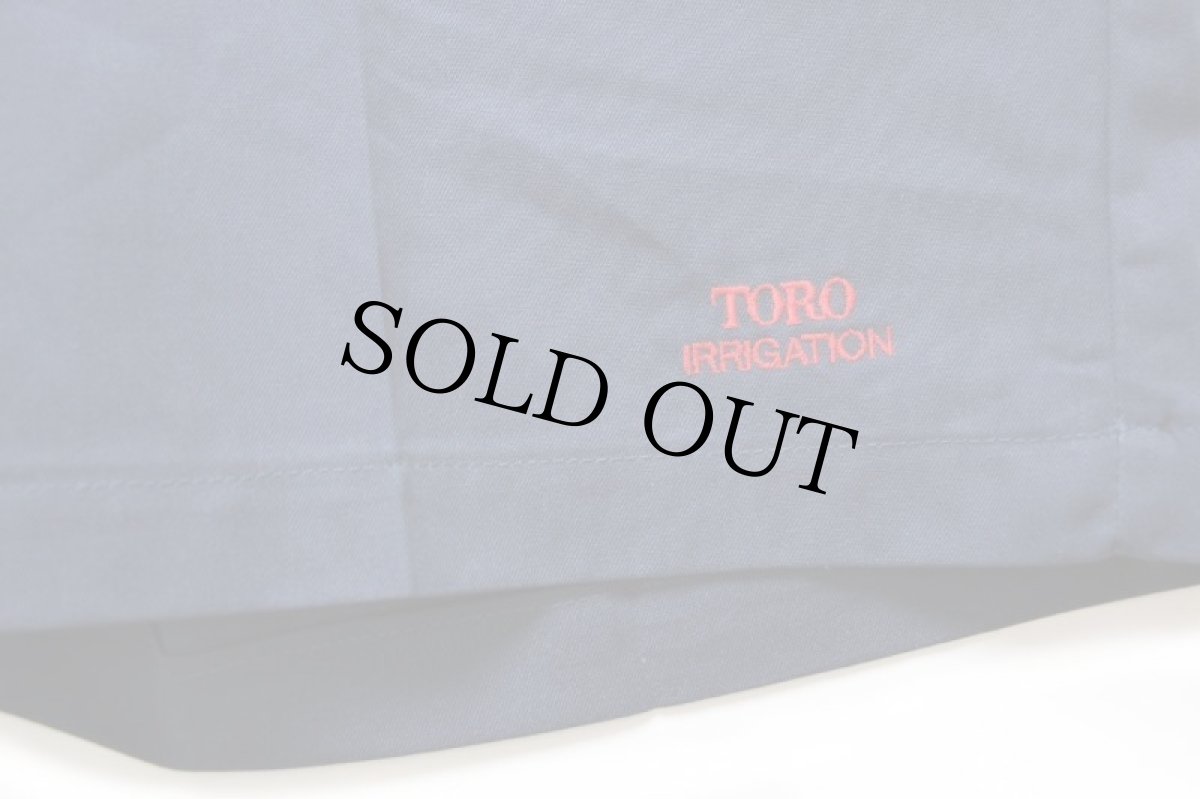 画像5: デッドストック★80s USA製 Dickiesディッキーズ TORO IRRIGATION 刺繍 ワーク ショートパンツ 紺 36★ショーツ (5)