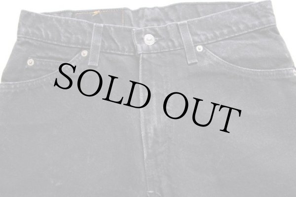 90s USA製 Levi'sリーバイス 560 ブラック デニム ショートパンツ w30