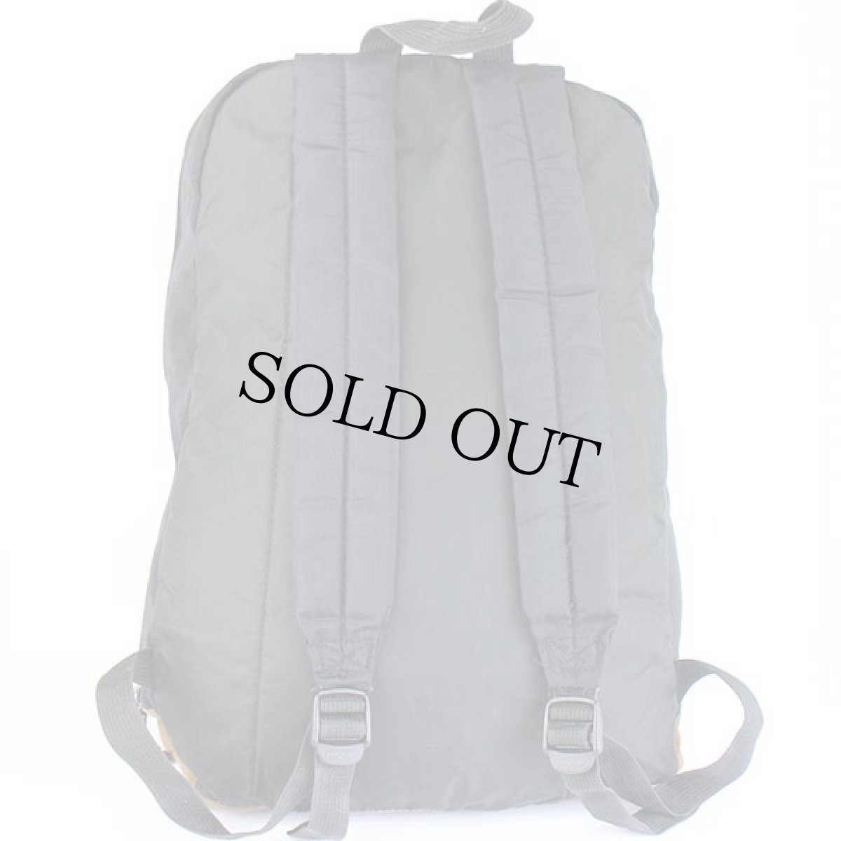 画像2: 00s JANSPORTジャンスポーツ ボトムレザー ナイロン デイパック 黒★リュックサック (2)