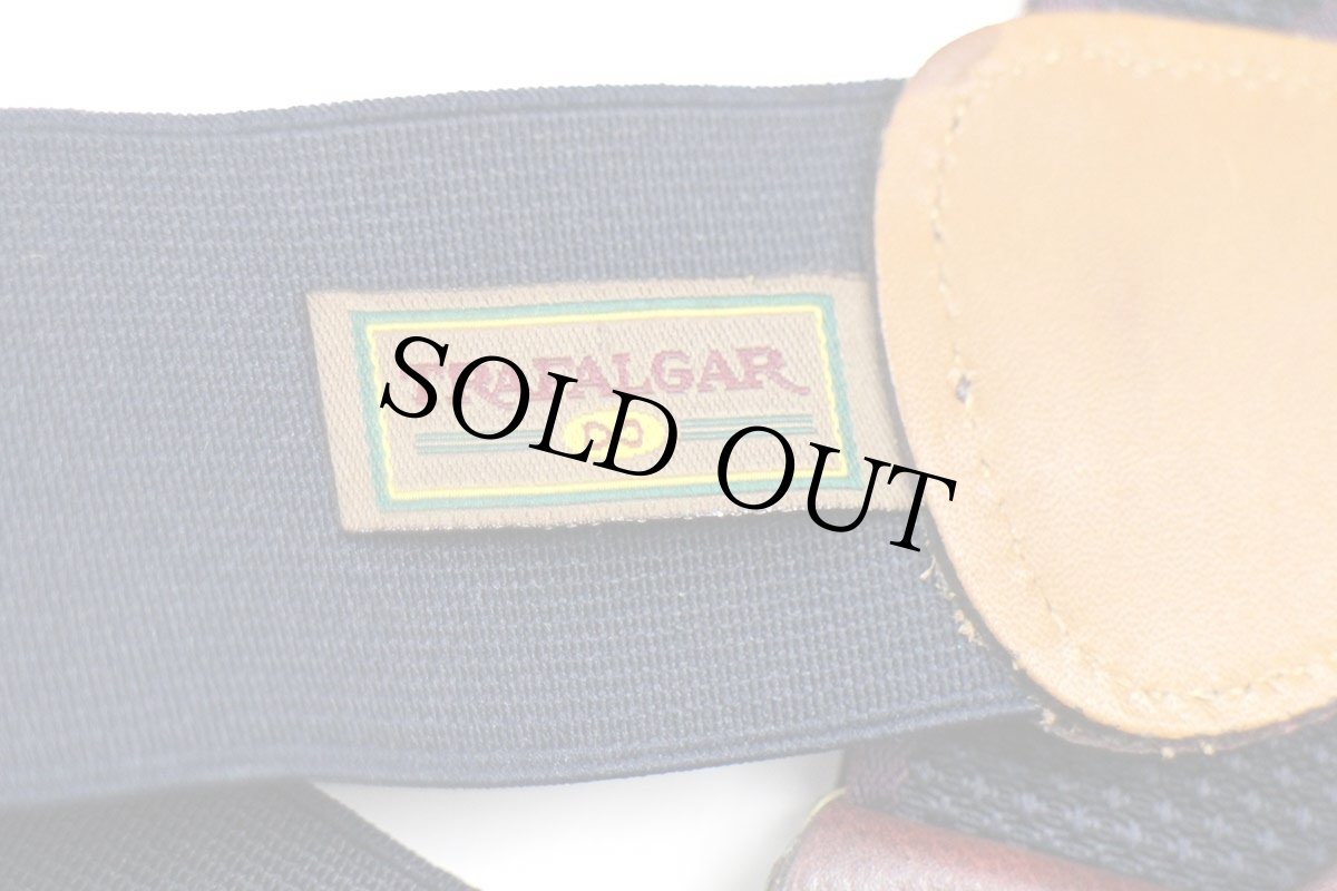 画像4: 英国製 TRAFALGAR ボタンタブ式 サスペンダー ネイビー (4)