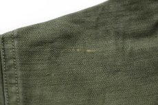画像5: 60s 米軍 U.S.ARMY コットンサテン ユーティリティシャツ オリーブグリーン (5)