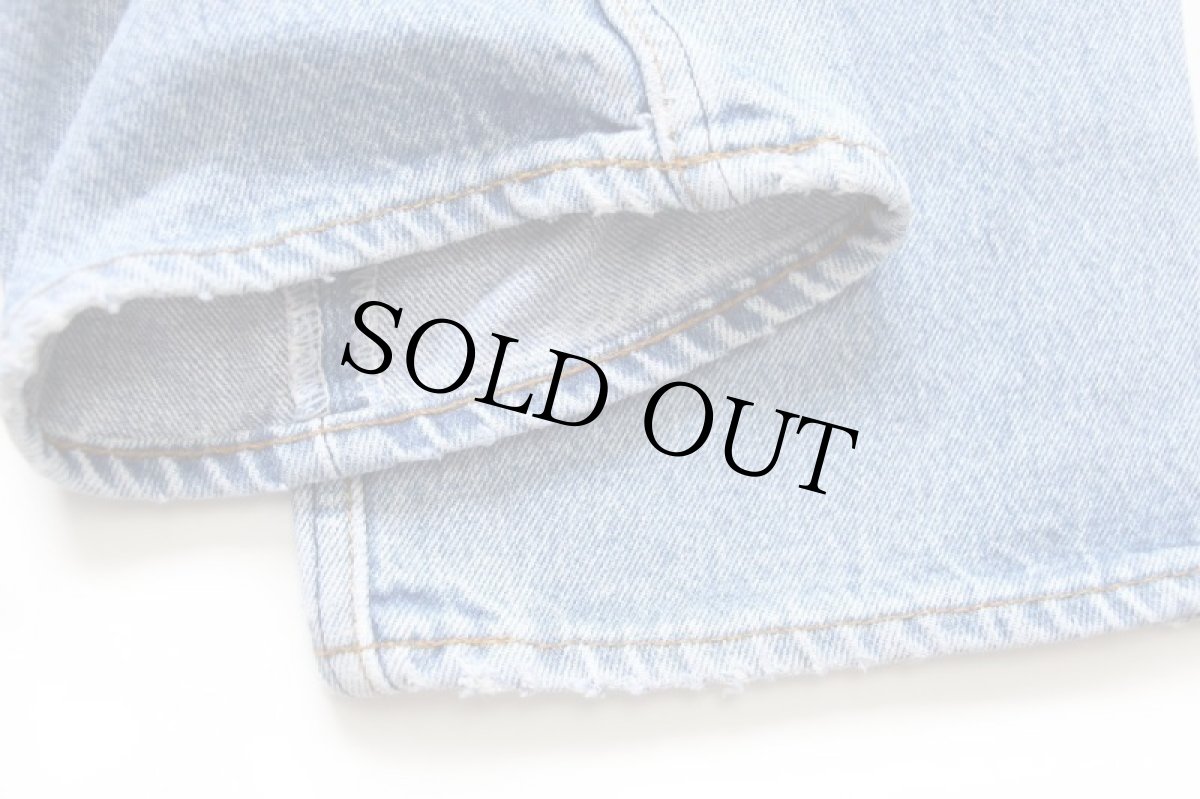 画像10: 80s USA製 Levi'sリーバイス 501 ダメージ デニムパンツ w32★122 (10)