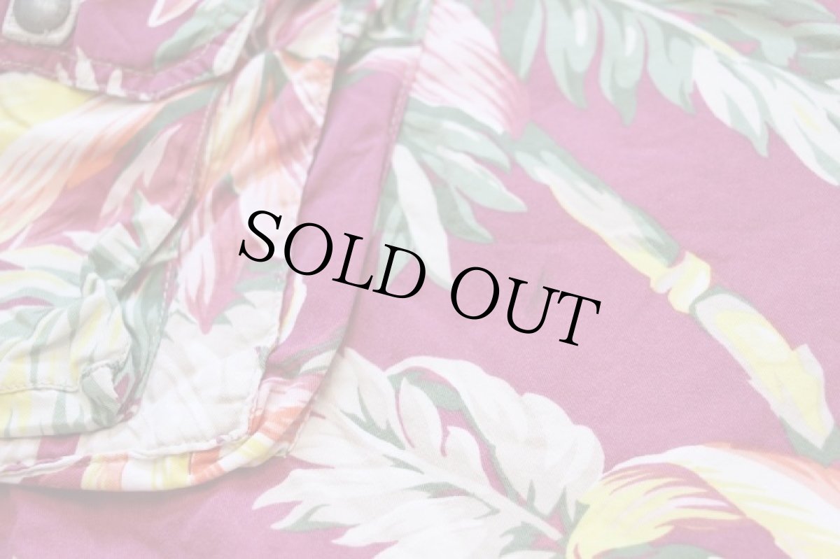 画像7: 00s ポロ ラルフローレン ボタニカル柄 コットン カーゴ ショートパンツ 36★ショーツ (7)