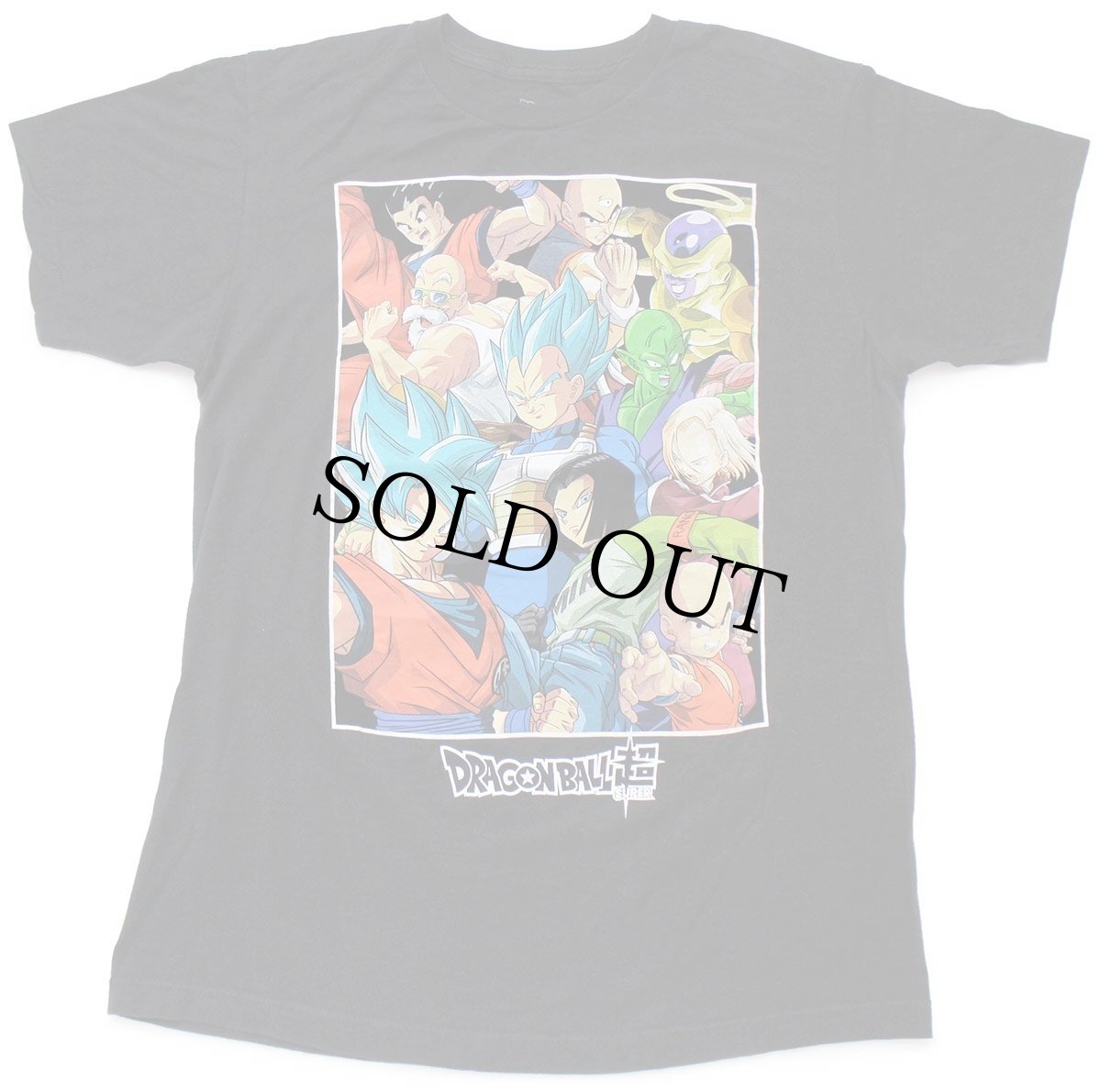 画像2: DRAGONBALL SUPER ドラゴンボール超 孫悟空 ベジータ キャラクター コットンTシャツ 黒 M (2)