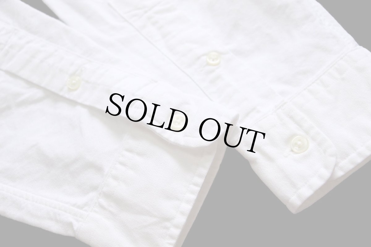 画像6: ポロ ラルフローレン ワンポイント ボタンダウン オックスフォード コットンシャツ 白 M (6)