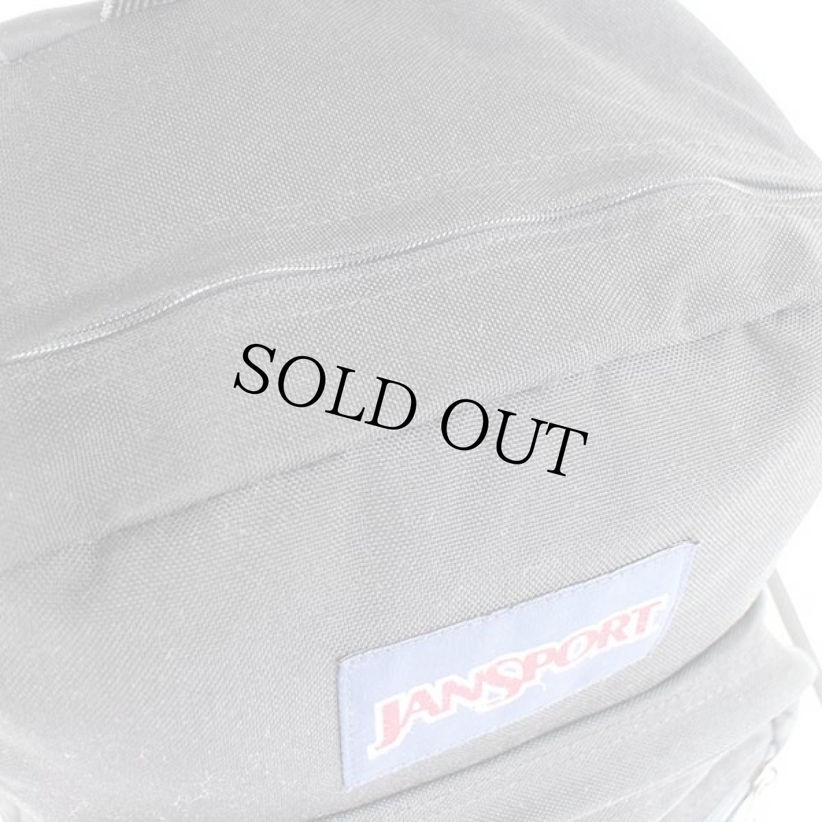 画像4: 00s JANSPORTジャンスポーツ ボトムレザー ナイロン デイパック 黒★リュックサック (4)