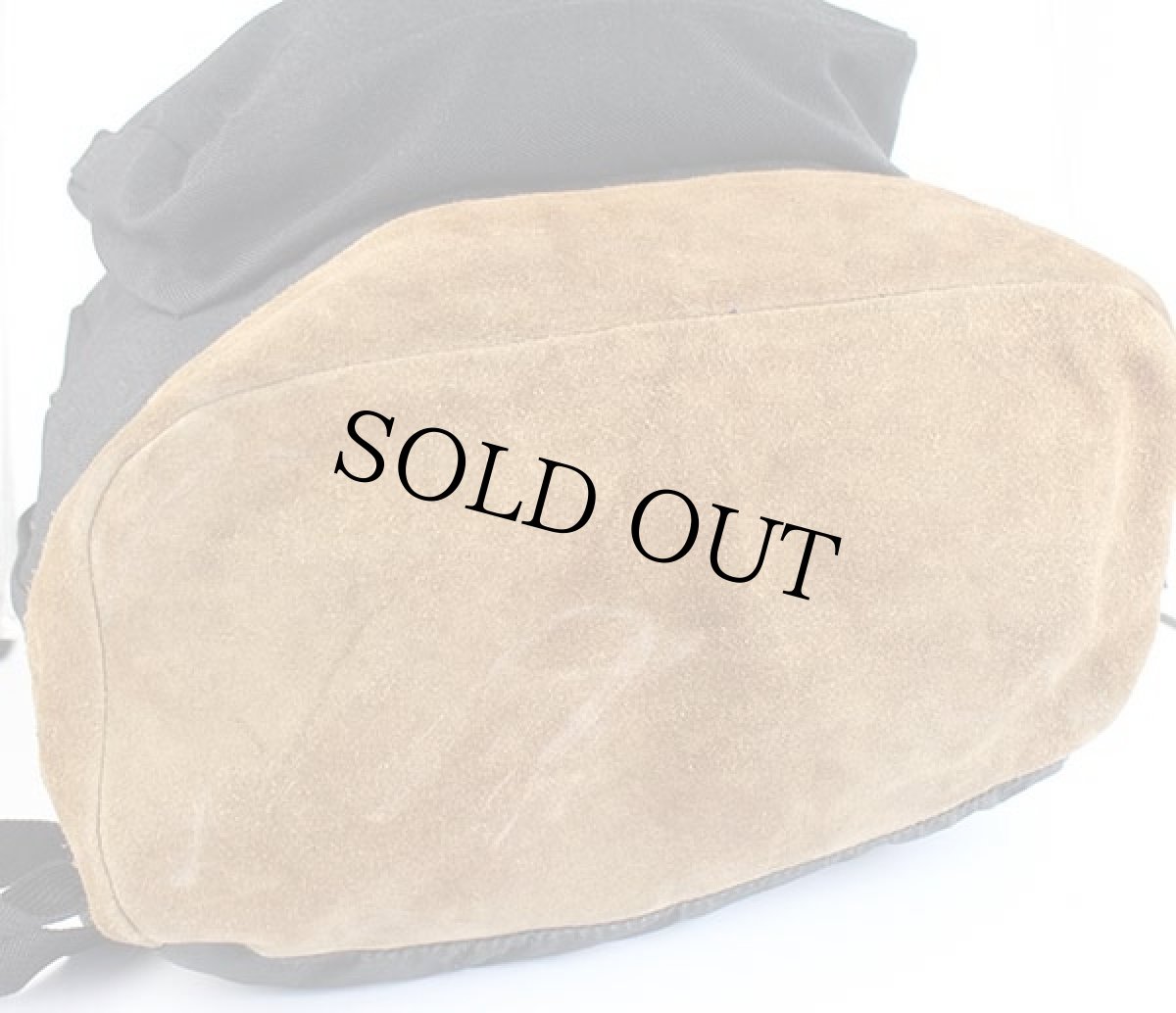 画像5: 00s JANSPORTジャンスポーツ ボトムレザー ナイロン デイパック 黒★リュックサック (5)