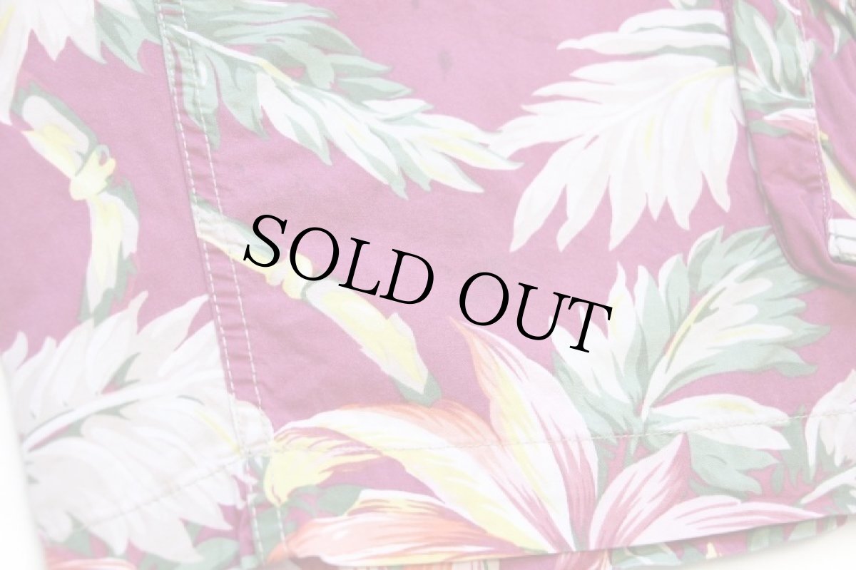 画像8: 00s ポロ ラルフローレン ボタニカル柄 コットン カーゴ ショートパンツ 36★ショーツ (8)