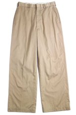 画像2: 90s 米軍 U.S.ARMY チノパン カーキ 30L★01 (2)