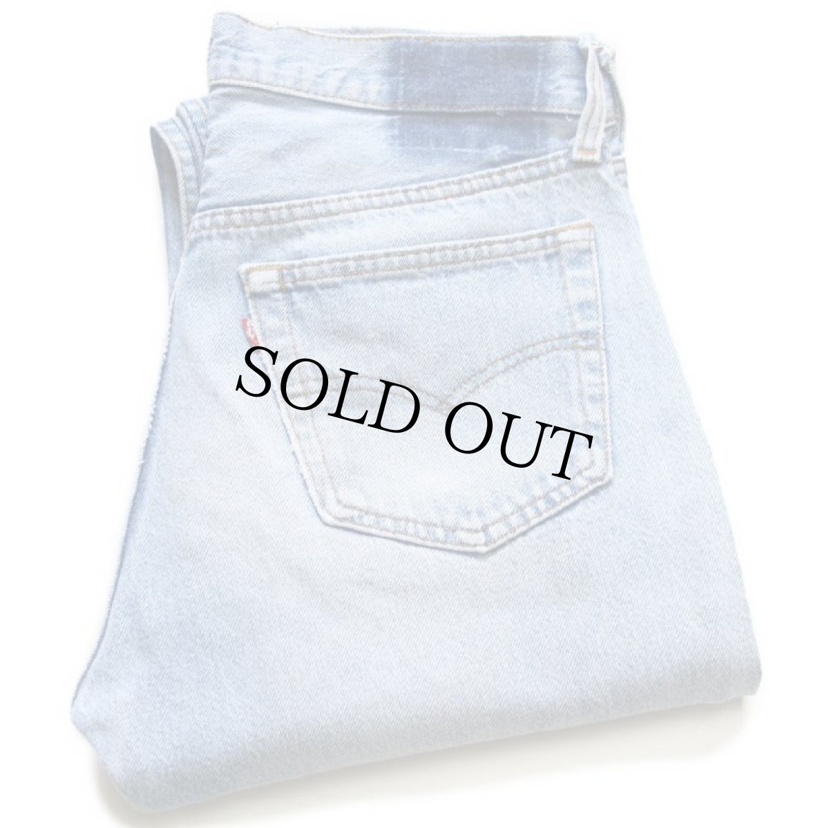 画像1: 80s USA製 Levi'sリーバイス 501 ダメージ デニムパンツ w32★122 (1)