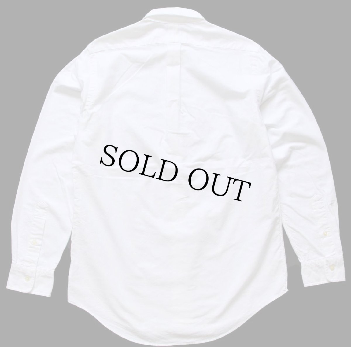 画像2: ラルフローレン ワンポイント ボタンダウン オックスフォード コットンシャツ 白 S (2)