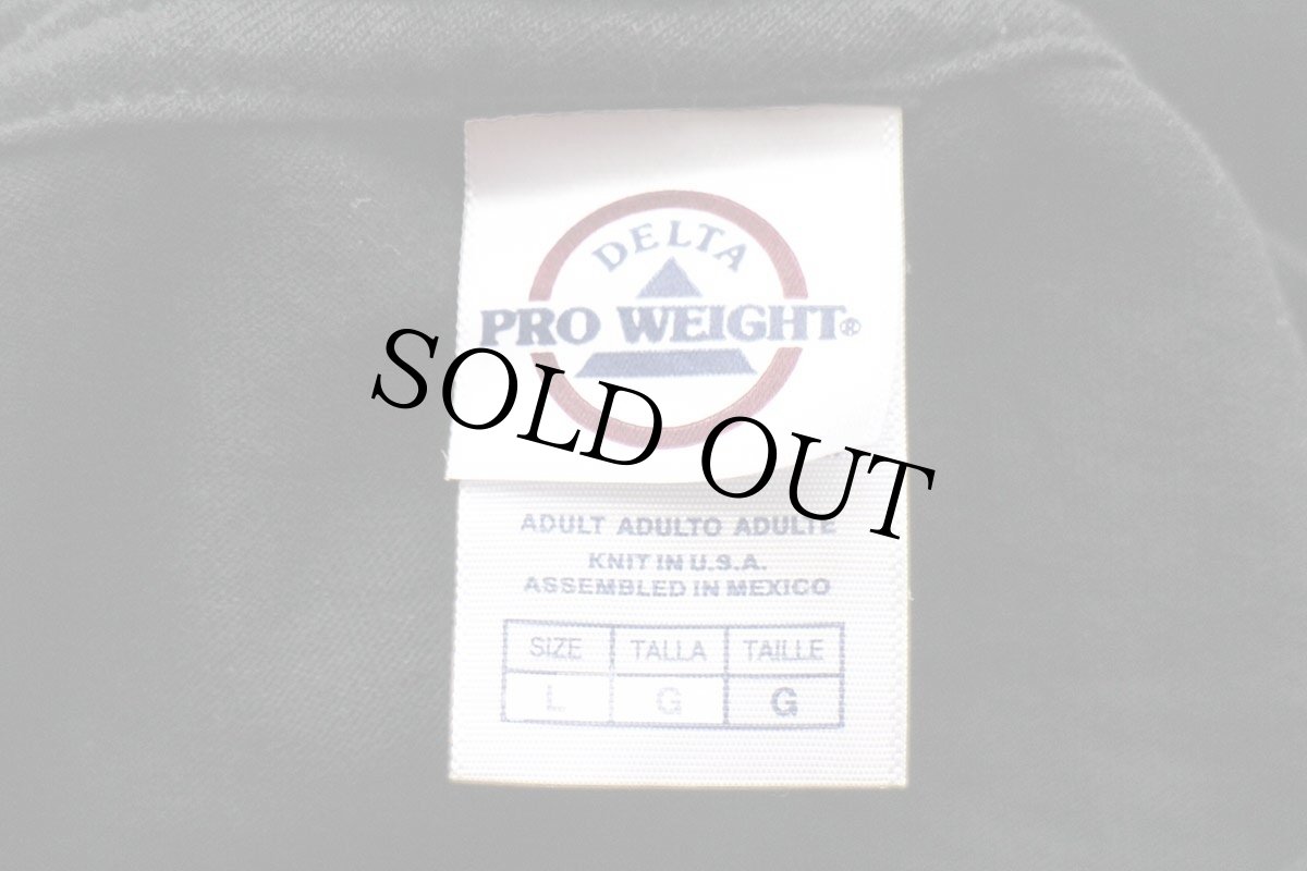 画像6: 00s SURVIVORS STURGIS SOUTH DAKOTA ウルフ サンダー ハーレー ダビッドソン 両面プリント コットンTシャツ 黒 L (6)