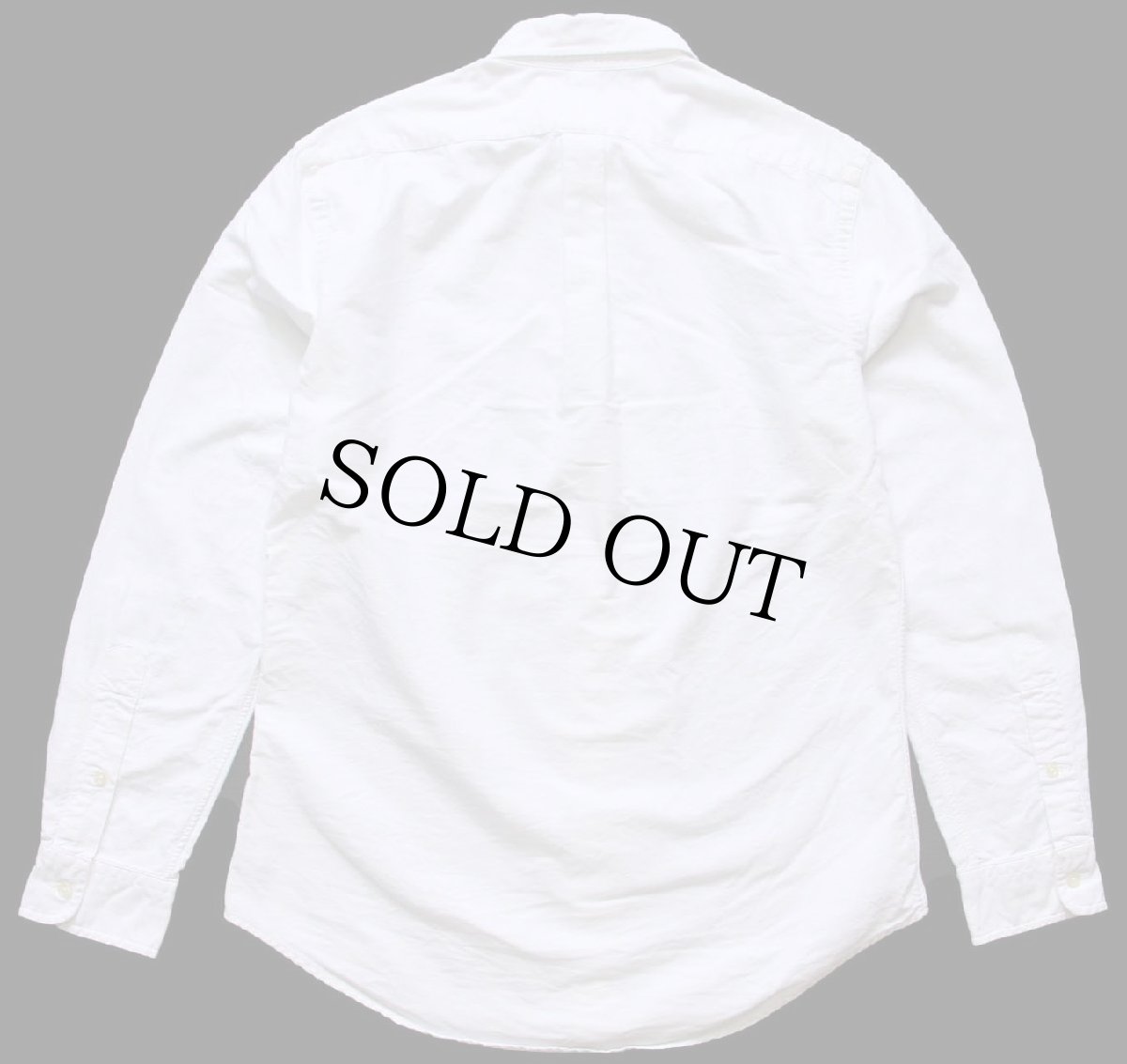 画像2: ポロ ラルフローレン ワンポイント ボタンダウン オックスフォード コットンシャツ 白 M (2)