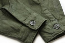 画像6: 60s 米軍 U.S.ARMY コットンサテン ユーティリティシャツ オリーブグリーン (6)