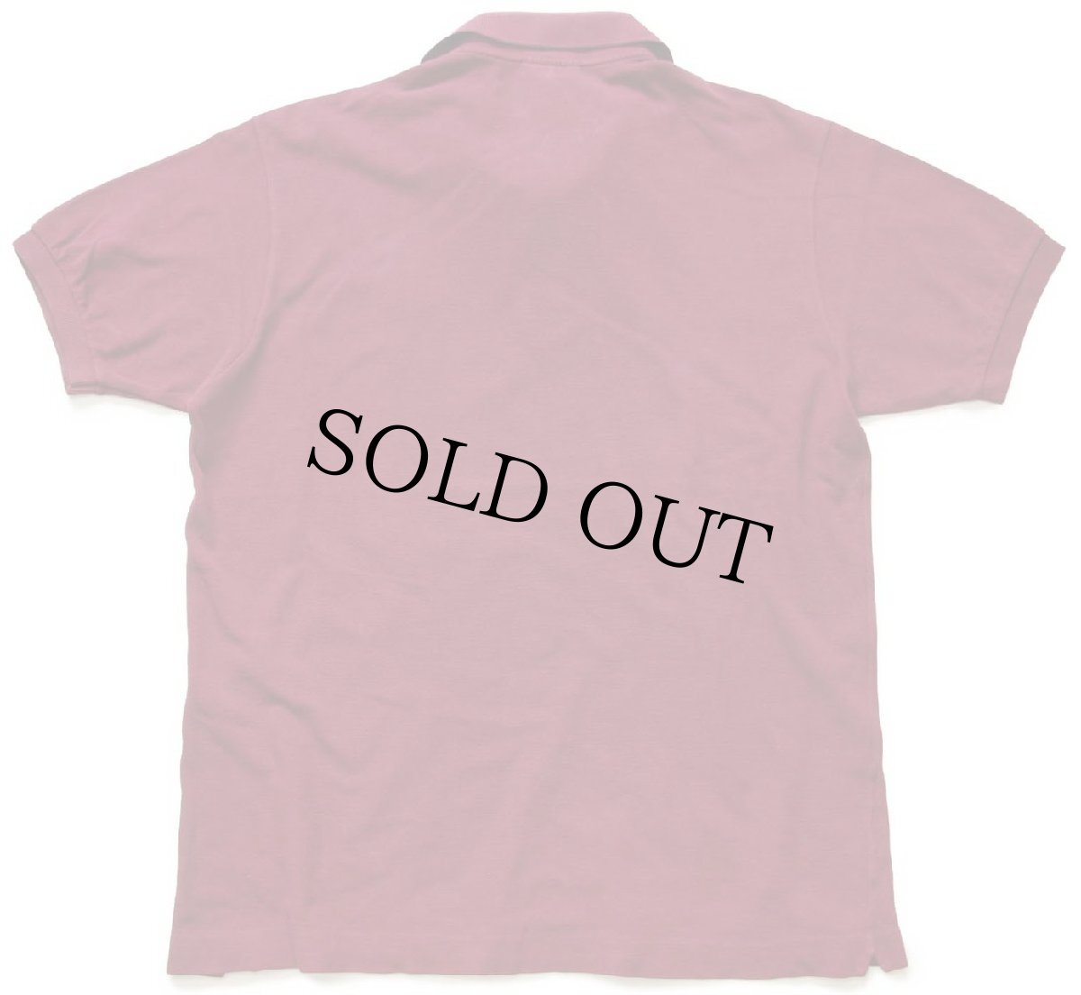 画像2: 70s フランス製 CHEMISE LACOSTE ラコステ ワンポイント コットン 鹿の子 ポロシャツ バーガンディ 5★149 (2)