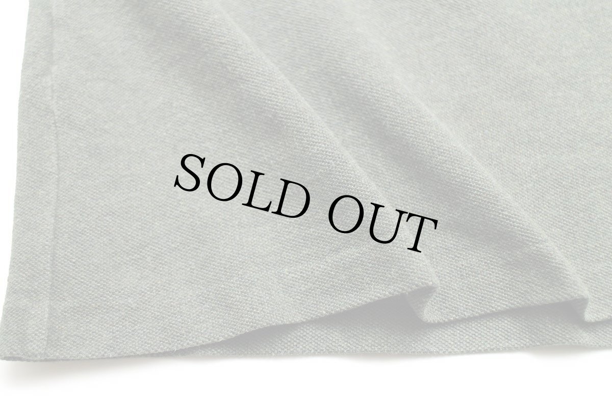 画像5: 90s LACOSTEラコステ ワンポイント コットン 鹿の子 ポロシャツ 杢グリーン 6★155 (5)