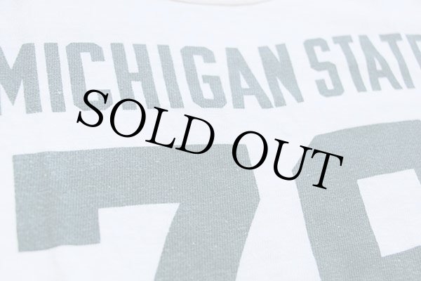 70s USA製 Championチャンピオン MICHIGAN STATE 76 ナンバリング