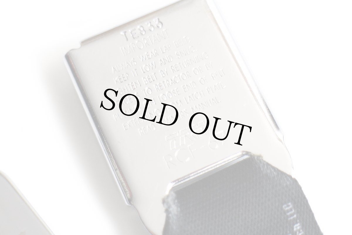 画像5: USA製 BLACK VEIL BRIDES シートベルト型 バックル ベルト 黒 (5)