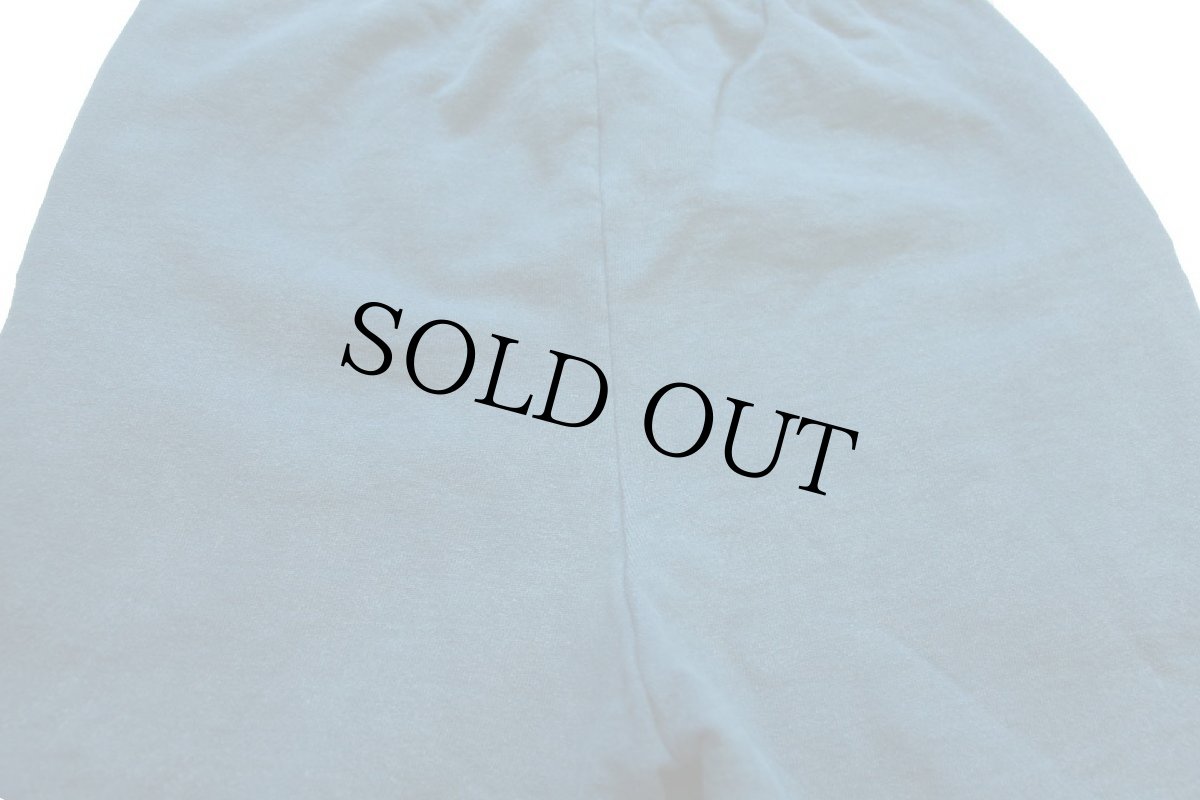 画像4: 90s USA製 Championチャンピオン スクリプト ロゴ刺繍 スウェット ショートパンツ 青緑 L★ショーツ (4)