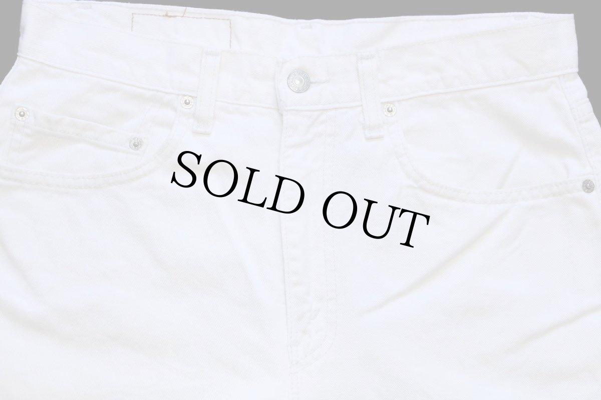 画像3: 00s USA製 Levi'sリーバイス 505 カラーデニム ショートパンツ アイボリー w32★ショーツ (3)