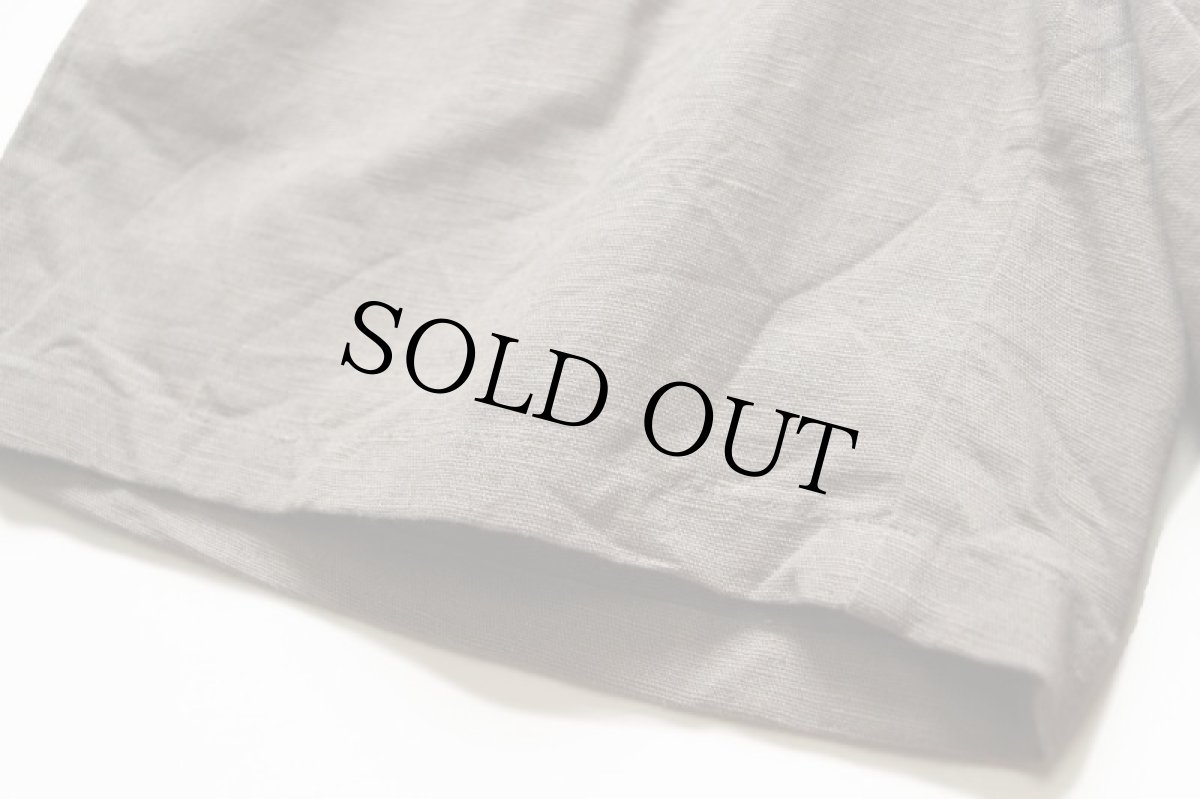 画像6: 90s nauticaノーティカ ツータック リネン×コットン ショートパンツ グレーベージュ w30★ショーツ (6)