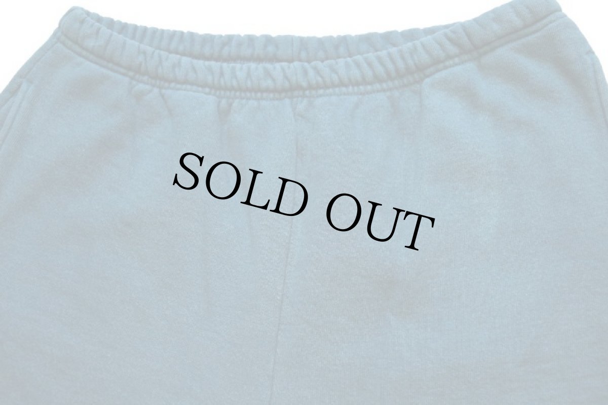 画像3: 90s USA製 Championチャンピオン スクリプト ロゴ刺繍 スウェット ショートパンツ 青緑 L★ショーツ (3)