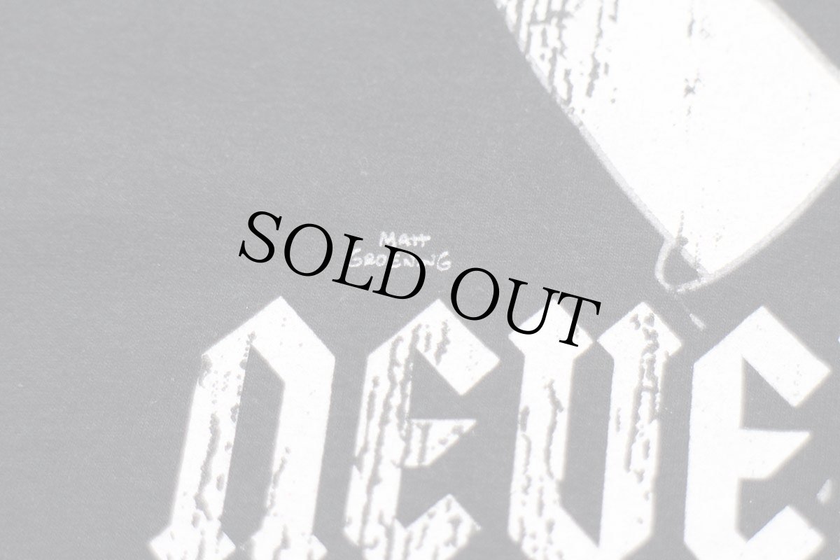 画像5: 00s The Simpsons シンプソンズ NEVER TOO OLD TO ROCK ホーマー コットンTシャツ 黒 XL (5)