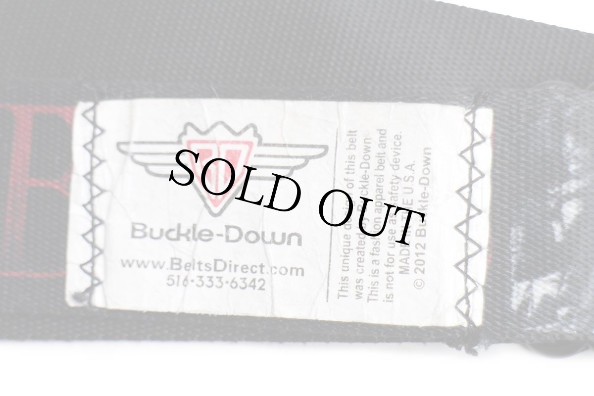 画像4: USA製 BLACK VEIL BRIDES シートベルト型 バックル ベルト 黒 (4)