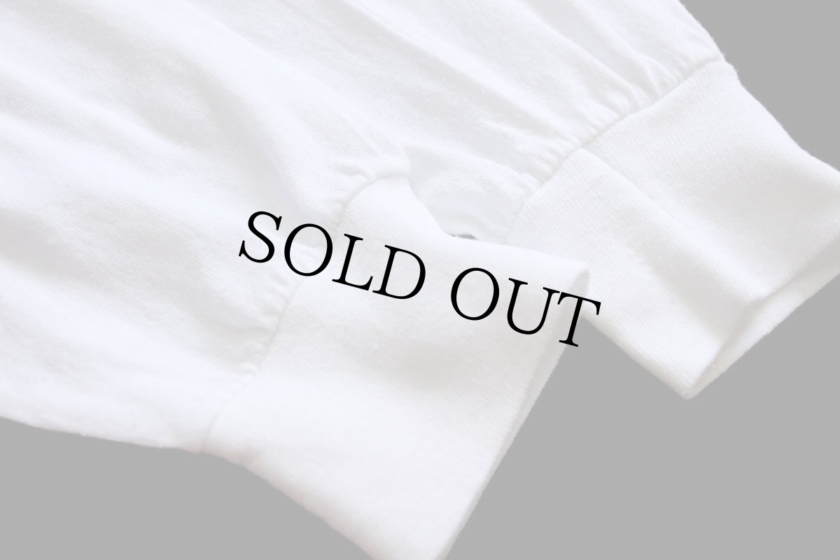 画像6: 80s USA製 BULLDOG TRACK ブルドッグ マスコット 長袖Tシャツ 白 XL (6)