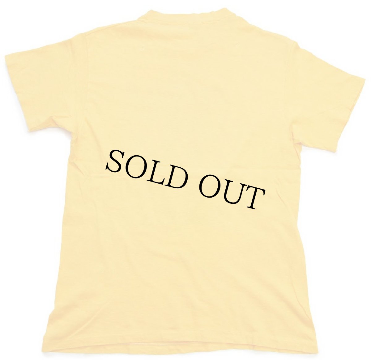 画像3: 80s USA製 Hanes THE greatest LOVERS ARE FROM Dowagiac ハート コットンTシャツ 濃黄 M (3)