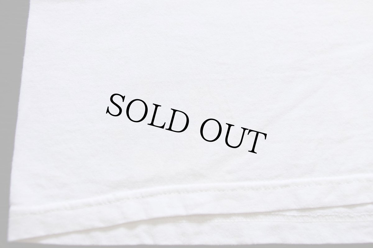 画像7: 00s Championチャンピオン KANSAS マスコット コットン 長袖Tシャツ 白 M (7)