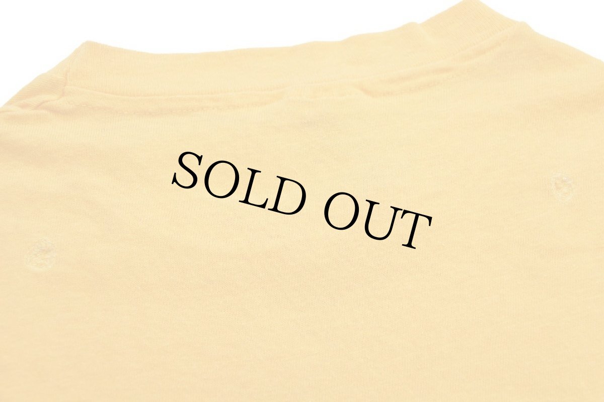 画像7: 80s USA製 Hanes THE greatest LOVERS ARE FROM Dowagiac ハート コットンTシャツ 濃黄 M (7)