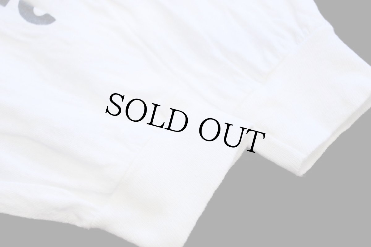 画像6: 80s USA製 C&P Telephone Bell Atlantic 両面&袖プリント コットン ポケット付き 長袖Tシャツ 白 L★Verizon (6)