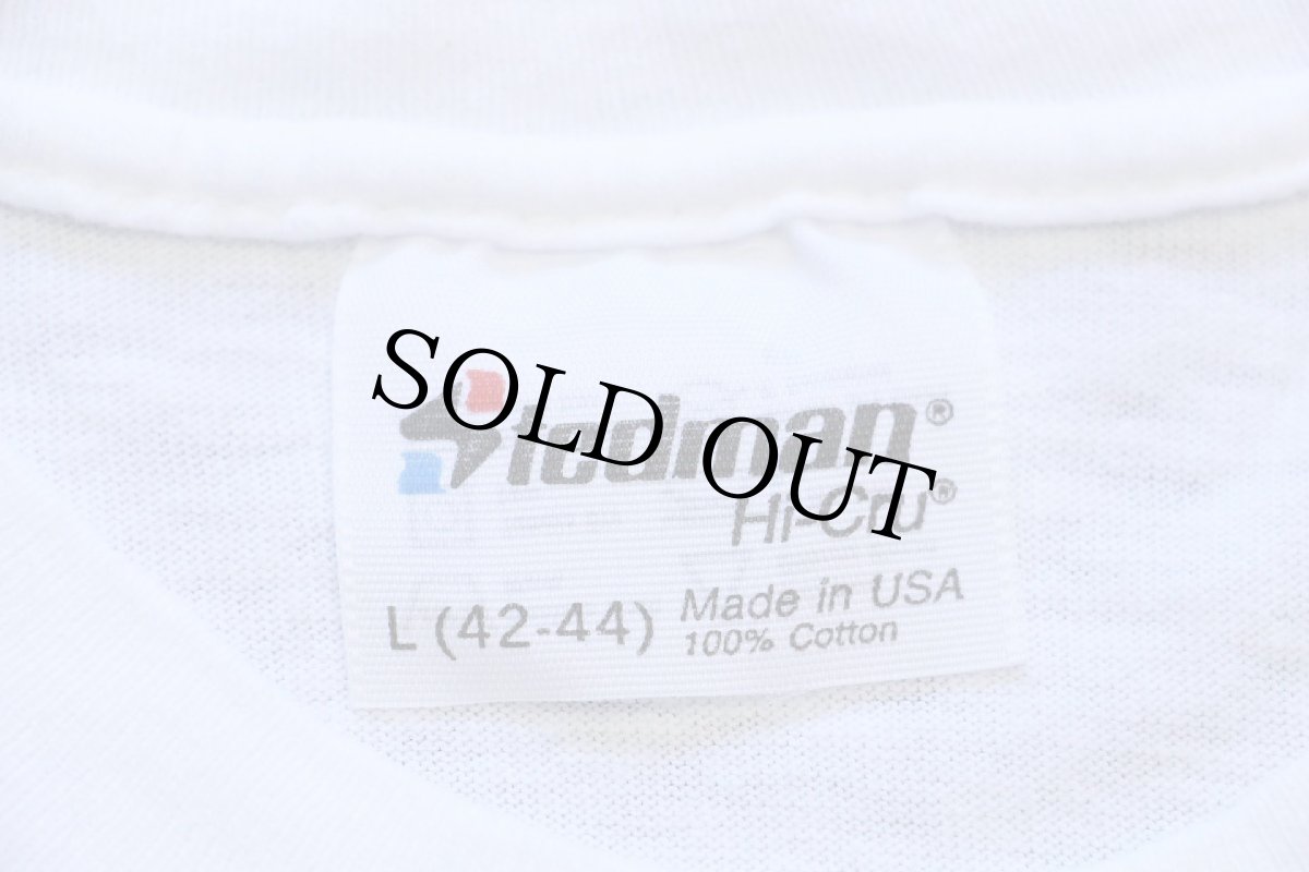 画像5: 80s USA製 C&P Telephone Bell Atlantic 両面&袖プリント コットン ポケット付き 長袖Tシャツ 白 L★Verizon (5)