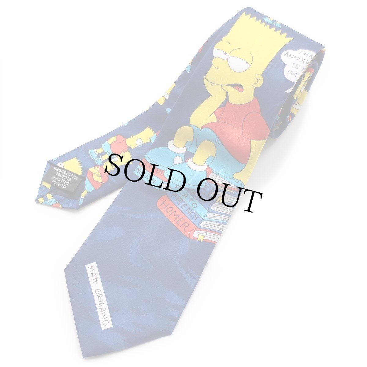 画像1: The Simpsons シンプソンズ バート ネクタイ (1)