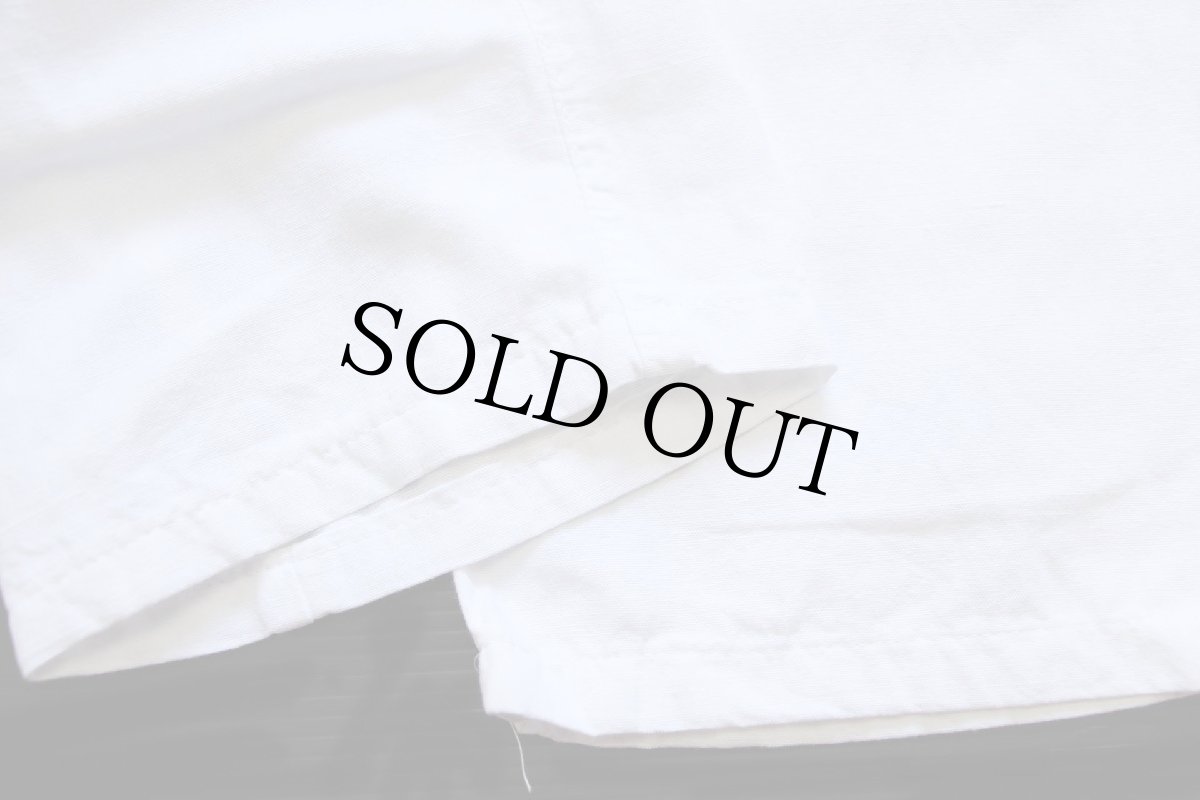 画像7: イタリア製 Dieselディーゼル コットン×リネンパンツ 白 w31 (7)