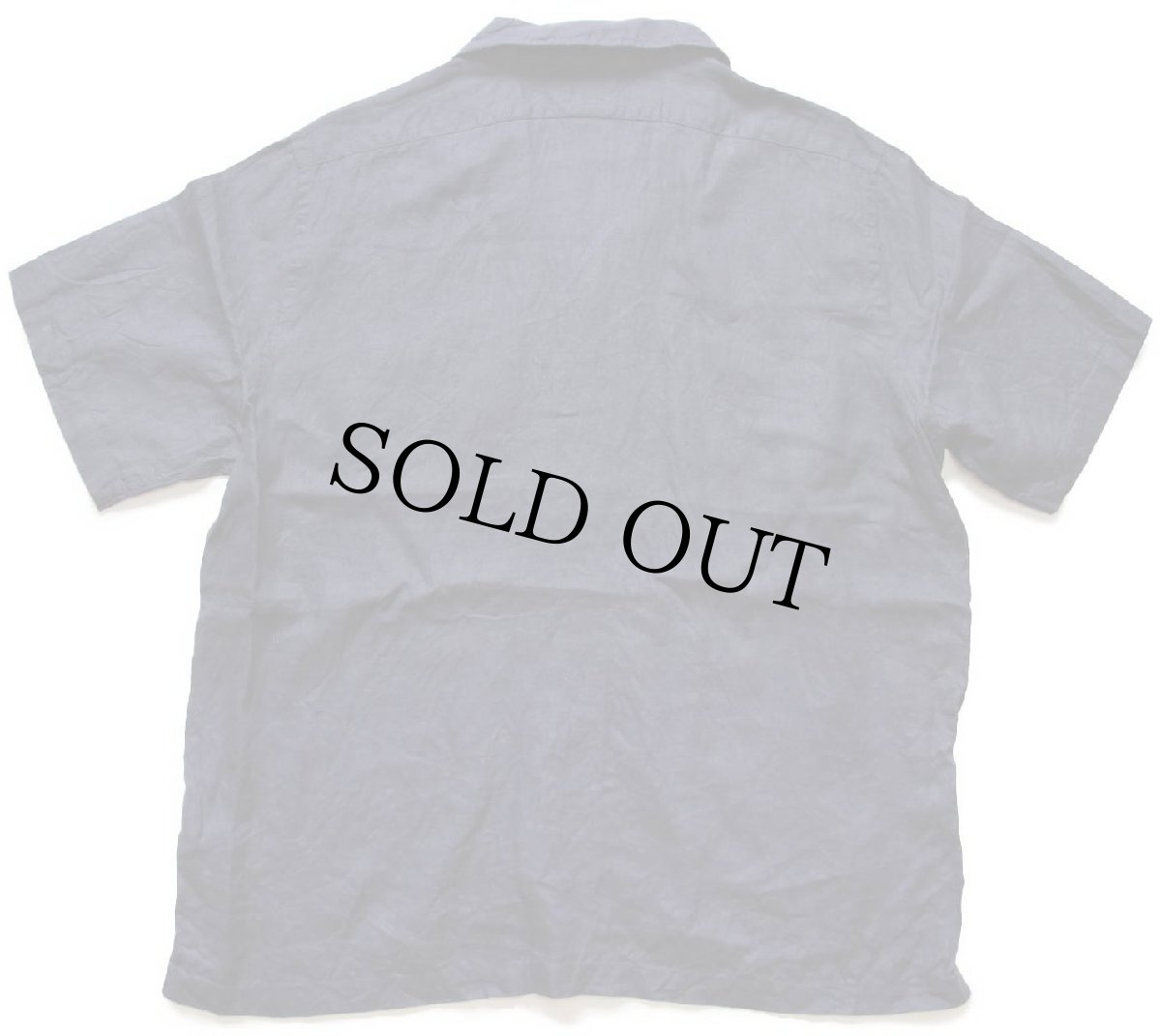 画像2: Brooks Brothersブルックスブラザーズ REGENT FIT 半袖 BAIRD McNUTT アイリッシュ リネン オープンカラーシャツ 濃紺 XL (2)